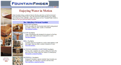 Desktop Screenshot of fountainfinder.com